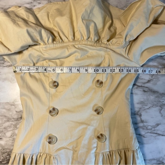 Cutely Covered Beige Long Sleeve Off Shoulder Midi Dress - Picture 12 of 14